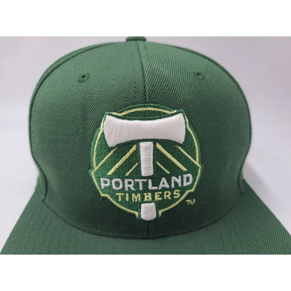 Portland Timbers Mitchell & Ness Snapback Hat Cap Wool Blend MLS Soccer‎ Green